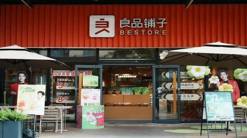 良品铺子湖北分公司全渠道营销广告伞与广告帐篷定制案例项目图片