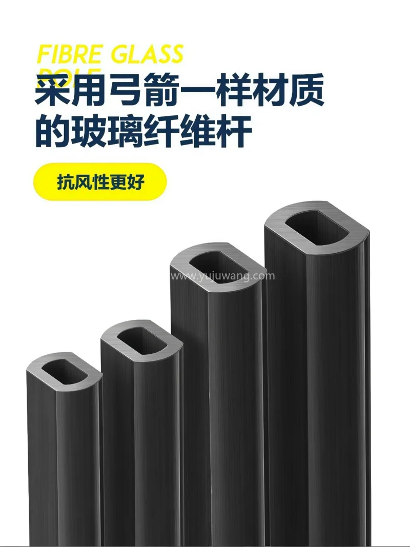 210D加密牛津布 · 玻璃纤维杆 本款露营车免搭专用天幕遮阳篷，由武汉大型 - 详情图