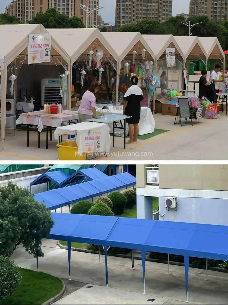 加厚牛津布材质 · 超密环保织带 · 加 本款集市摆摊专用帐篷为武汉本地大型制伞供 - 详情图
