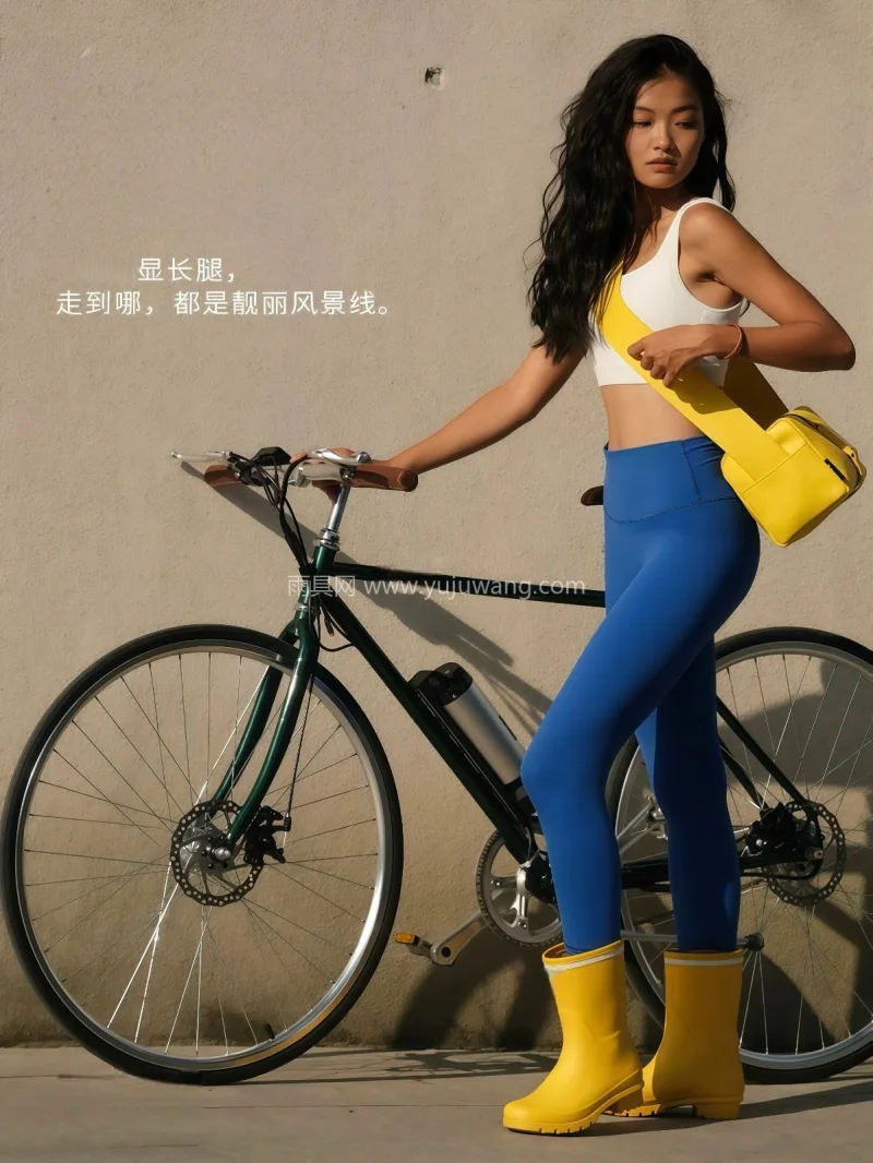进口橡胶材质 · 防滑鞋底 · 柔软包边 武汉大型雨具源头供应链供货马卡龙色系时尚 - 详情图