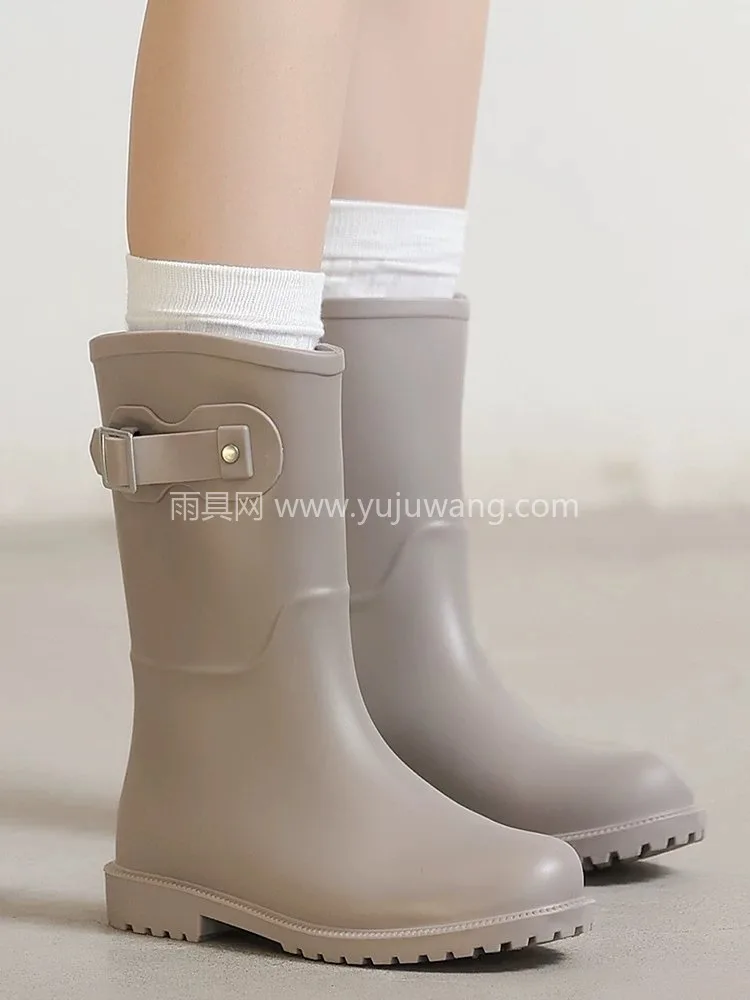 PVC材质 · 舒适内里布 · 一体成型 武汉大型雨具源头供应链供货新型女款雨鞋， - 详情图