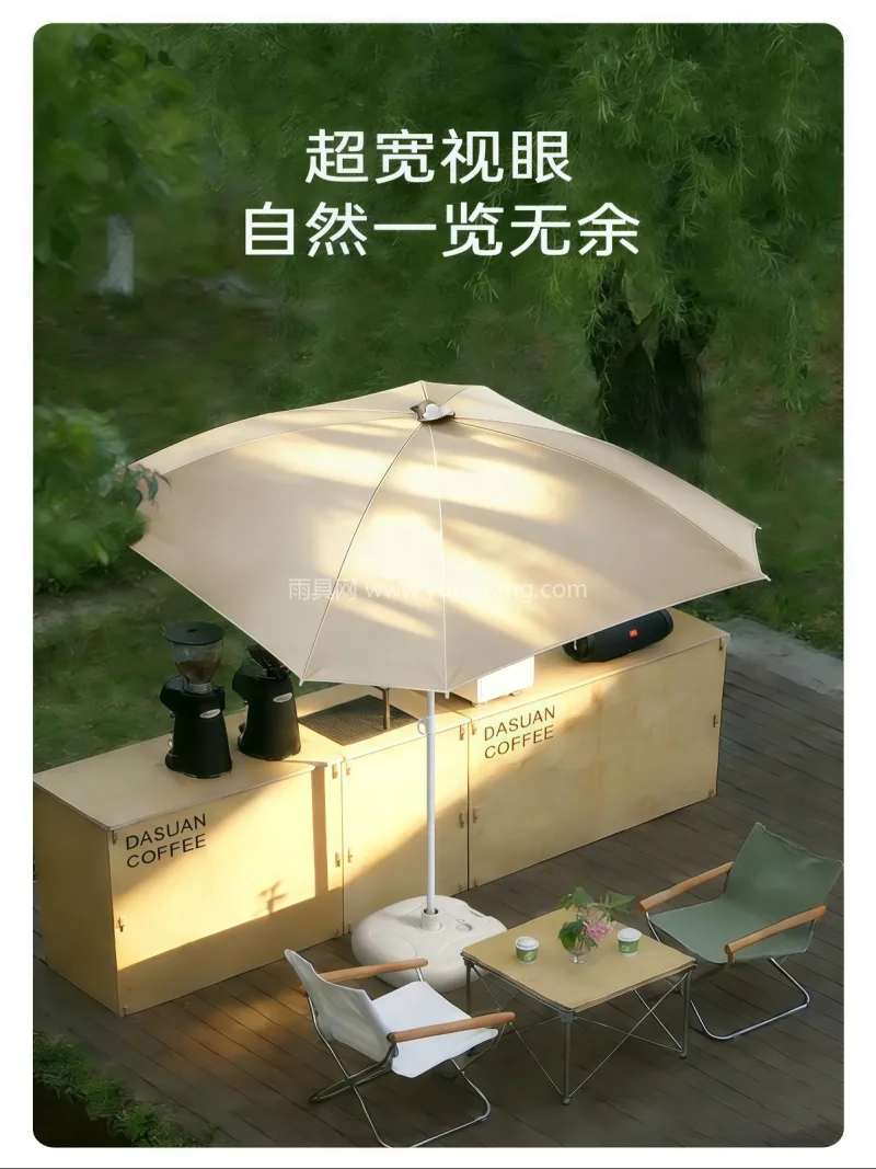 210T高密度聚酯纤维面料 · 8骨加固 武汉专业大型雨伞供应链服务，源头直供户外 - 详情图