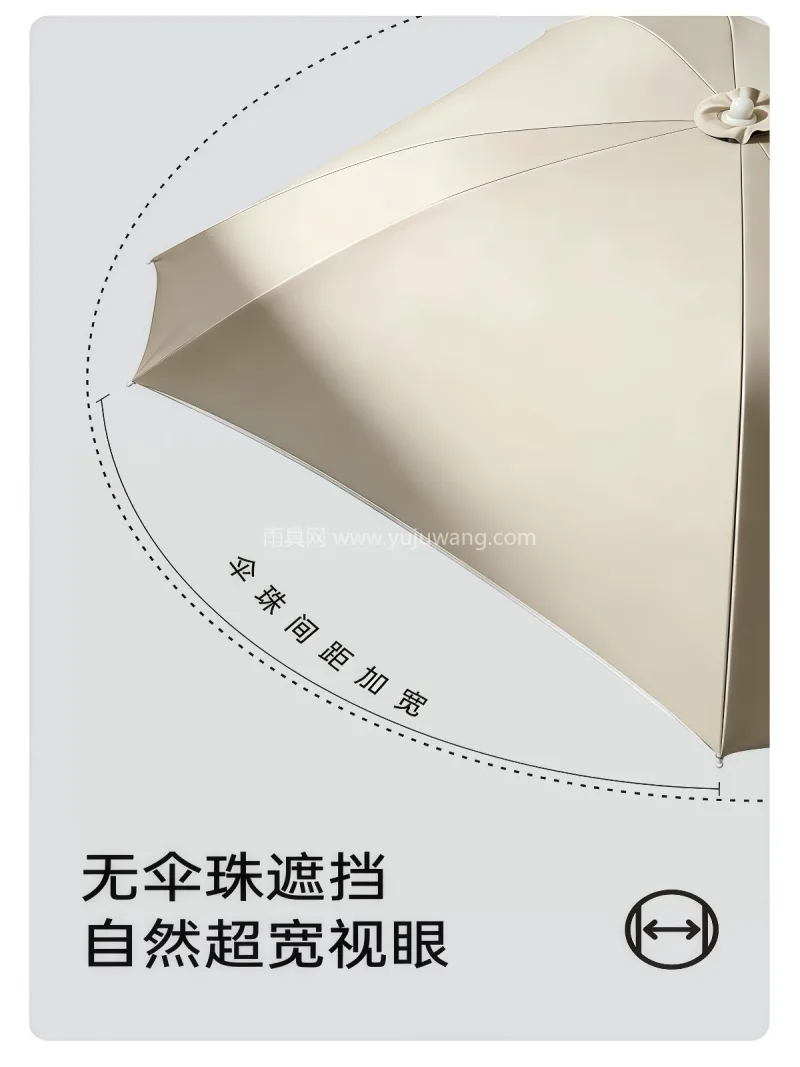 210T高密度聚酯纤维面料 · 8骨加固 武汉专业大型雨伞供应链服务，源头直供户外 - 详情图