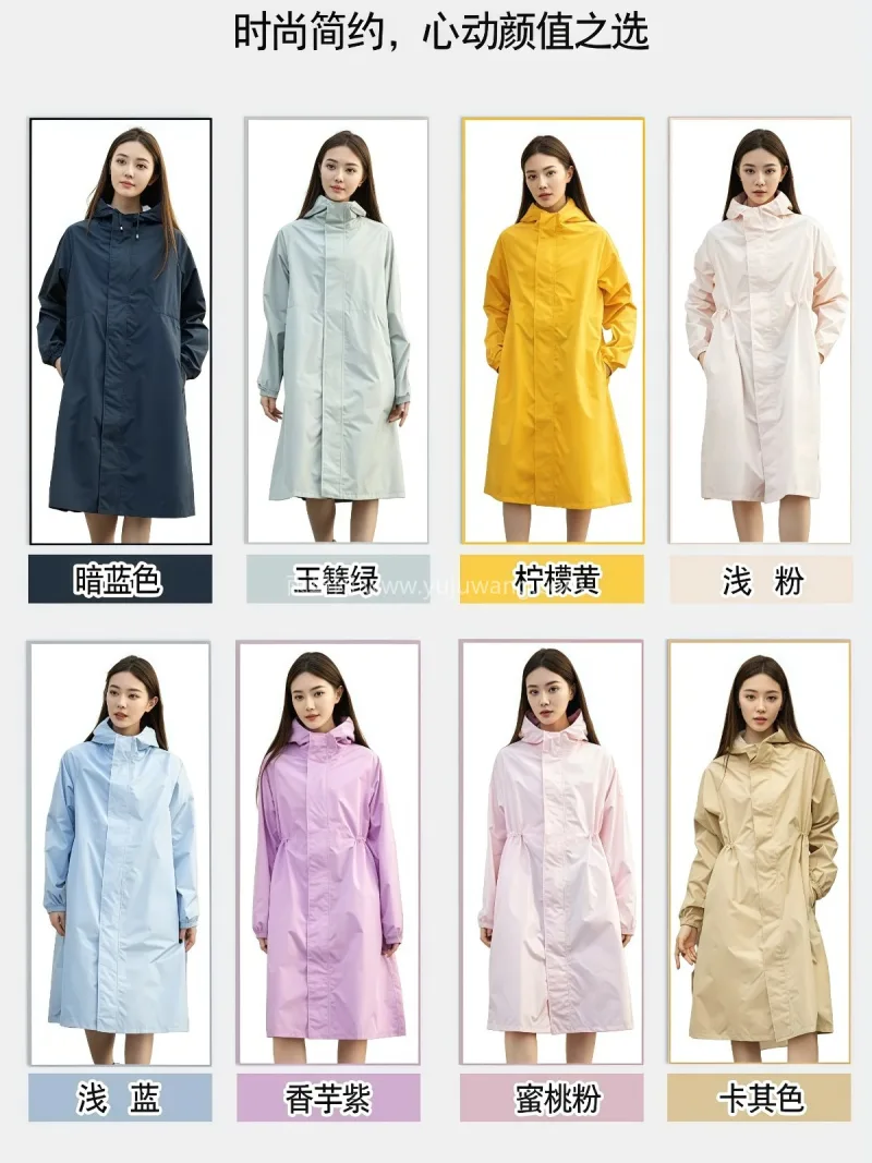 聚酯纤维 · 轻薄透气暴雨级防水 这款防暴雨成人雨衣由武汉专业雨具厂家自研 - 详情图