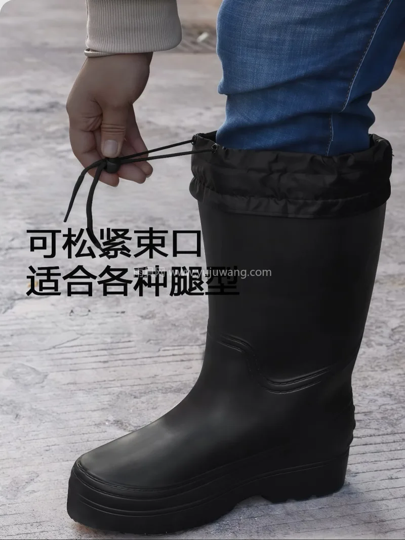 EVA材质 · 加深防滑纹理 · 一体成 武汉大型雨具供应链供货泡沫防滑水鞋，覆盖 - 详情图