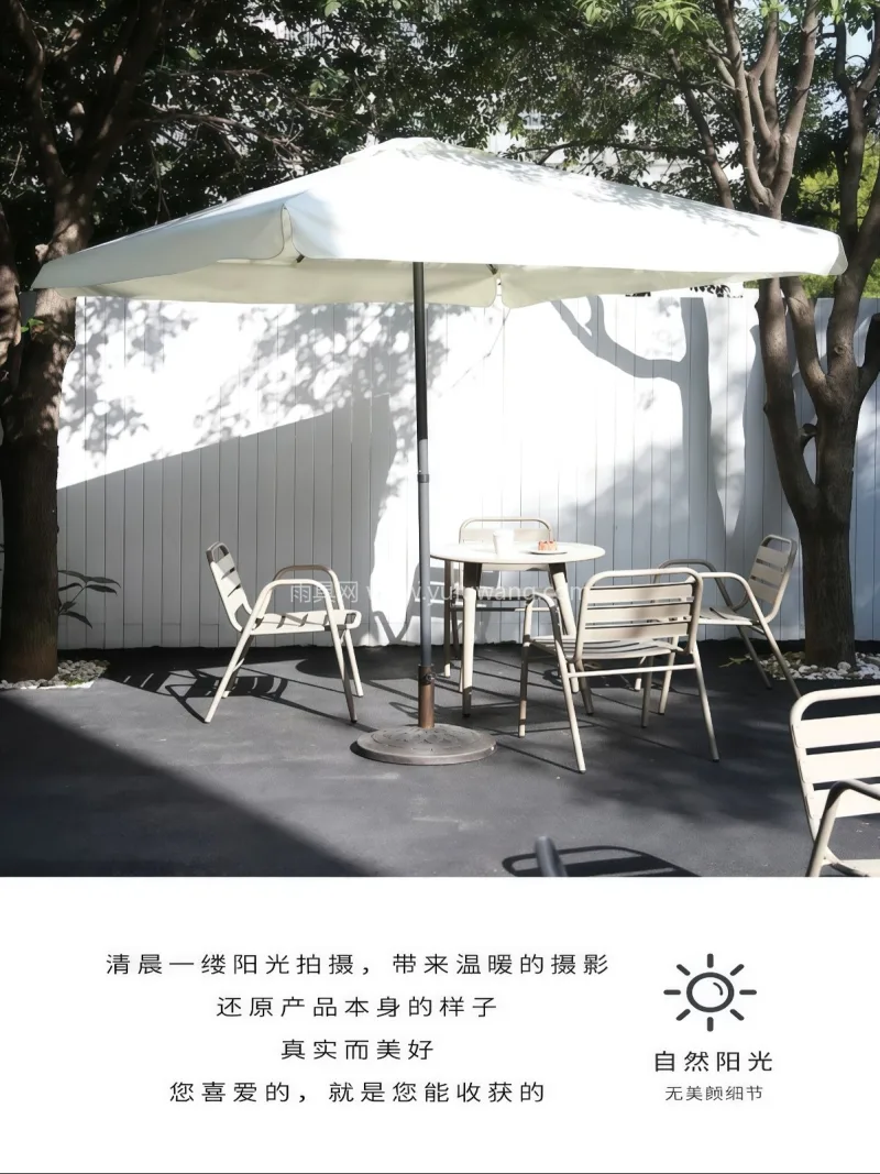 高密防水涤纶/牛津布 · 伞柱为加厚铁艺 武汉大型雨具供应链服务商直供户外太阳伞， - 详情图