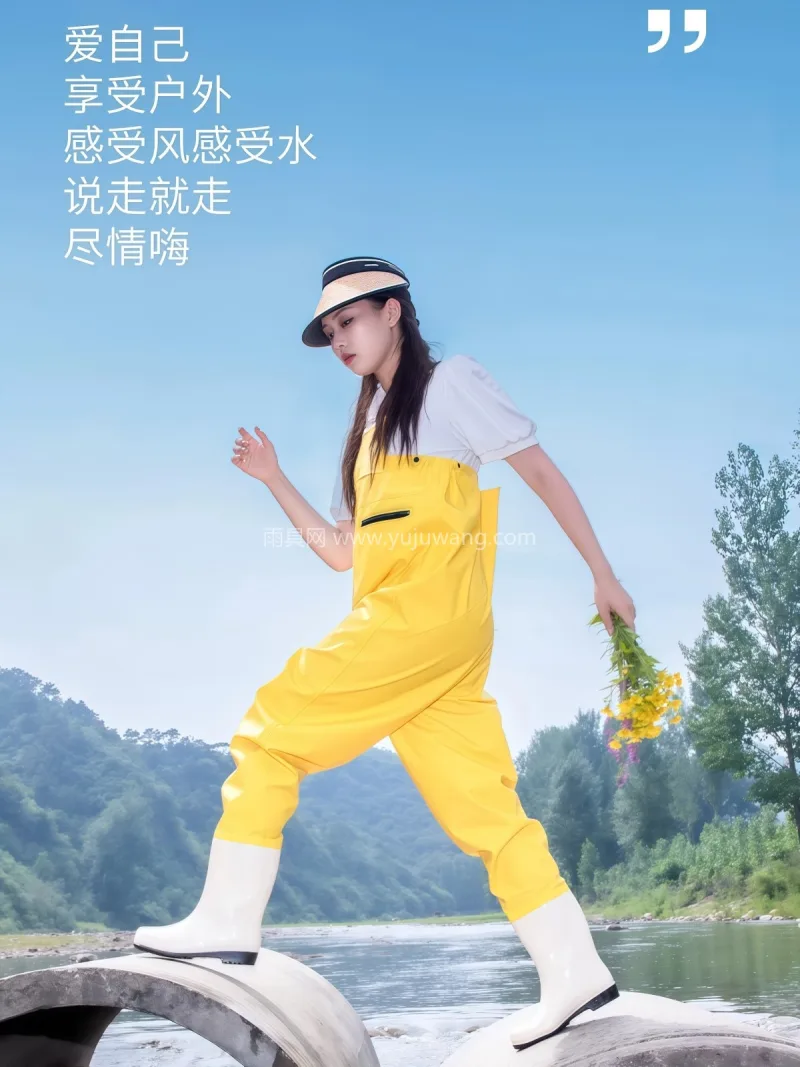 PVC材质 · 柔软亲肤 武汉大型专业雨具生产供应链供货女款背带下 - 详情图