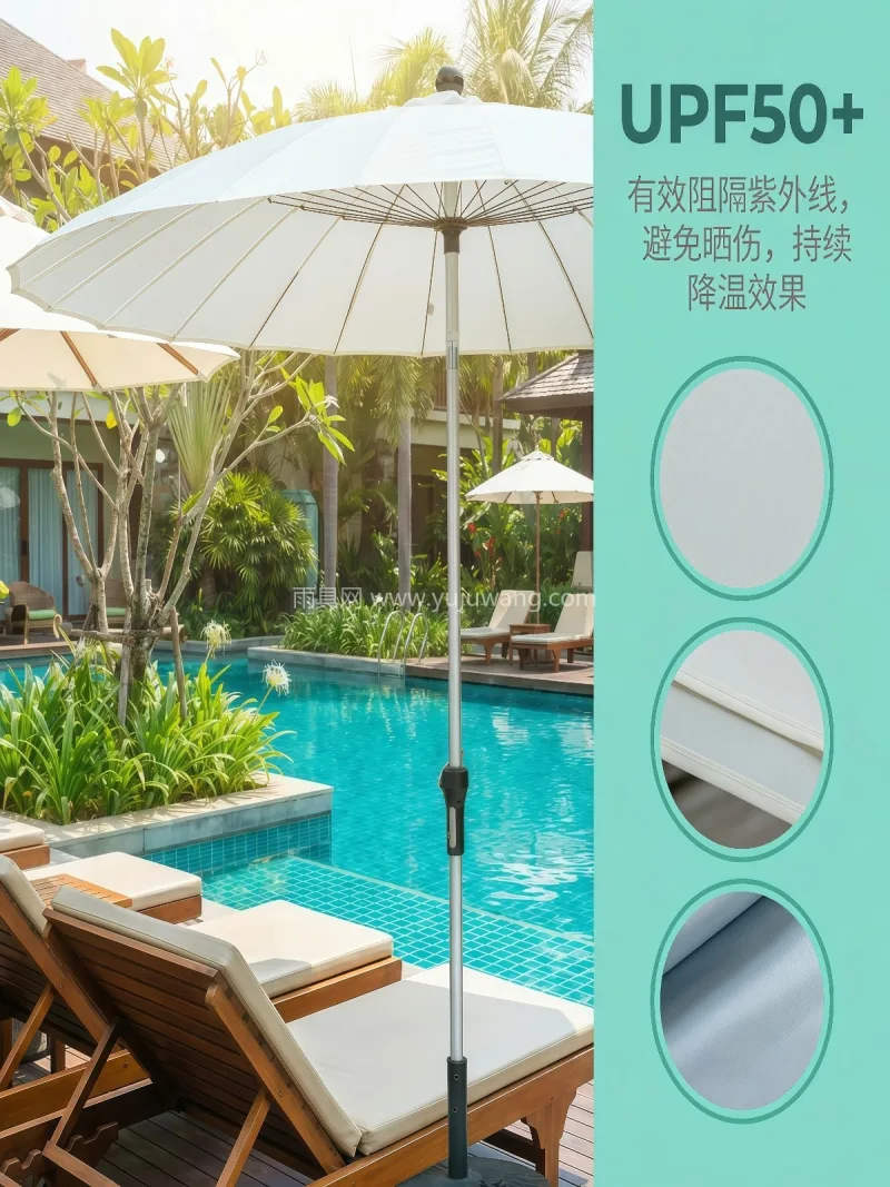 伞面高密度涤纶色织布 · UPF50+防 武汉雨具制造厂家，专业生产各类雨具及户外 - 详情图