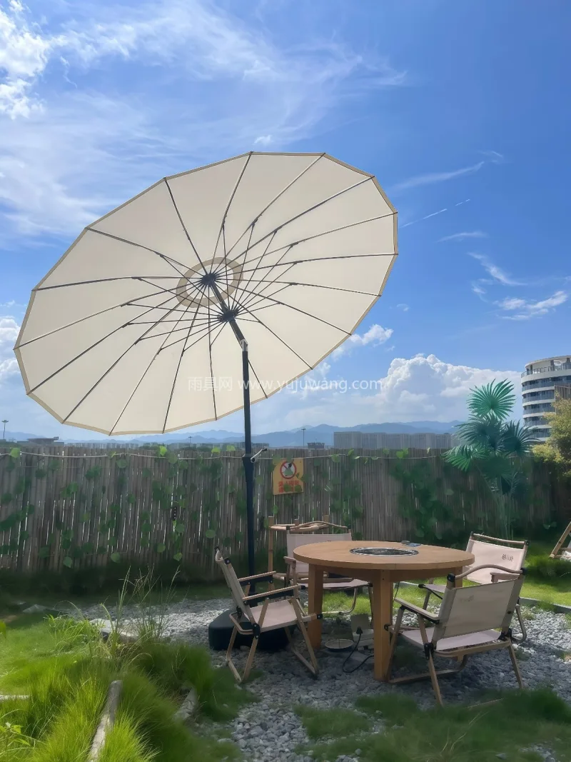伞面280g加厚涤纶牛津布 · 加厚冷轧 武汉雨具供应链服务商生产户外玻纤中柱遮阳 - 详情图