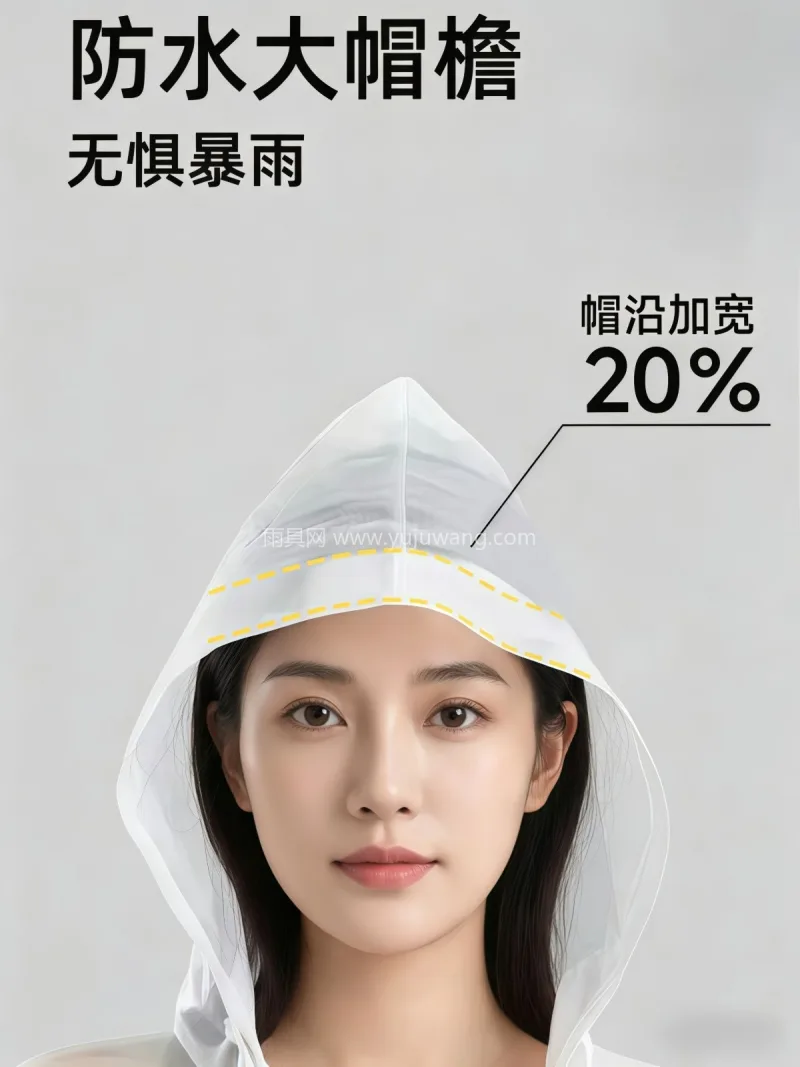 EVA材质 · 高密防水 武汉专业雨具生产供应链供货加厚一次性雨衣 - 详情图