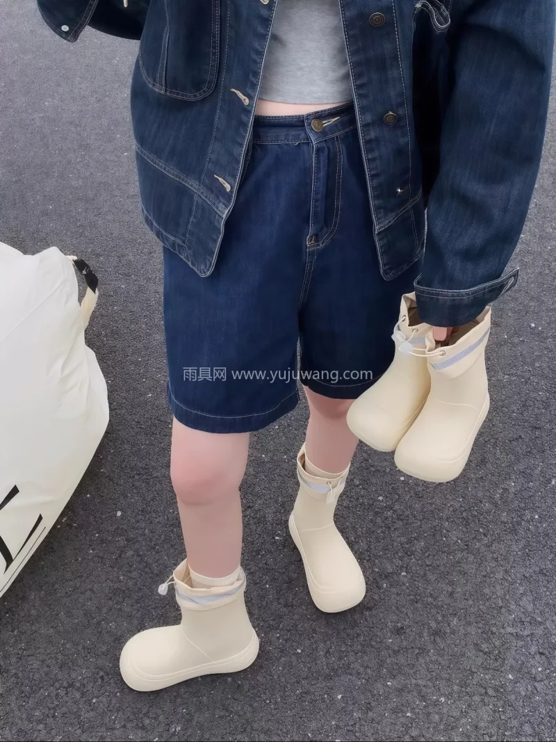 抽绳式防水口 · EVA材质 武汉大型雨具供应链供货 ins 潮款女士 - 详情图