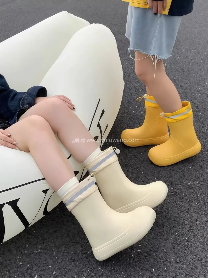 抽绳式防水口 · EVA材质 武汉大型雨具供应链供货 ins 潮款女士 - 详情图