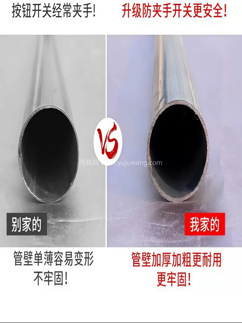 伞面210D高密度涤纶牛津布 · 加粗镀 这款户外太阳伞采用 210D 高密度涤纶 - 详情图