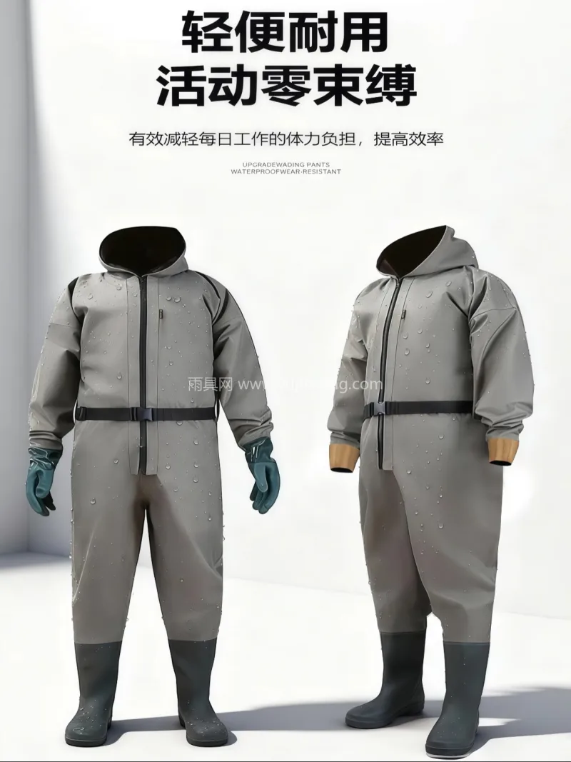 涤纶布材质 · 耐磨抗撕裂 武汉本土大型专业雨具生产供应链供货，全身 - 详情图