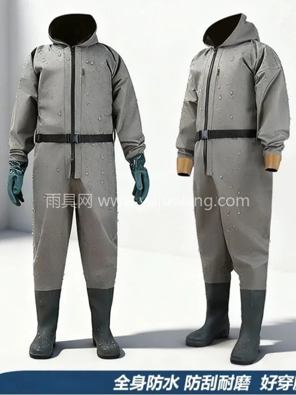 涤纶布材质 · 耐磨抗撕裂 武汉本土大型专业雨具生产供应链供货，全身 - 详情图