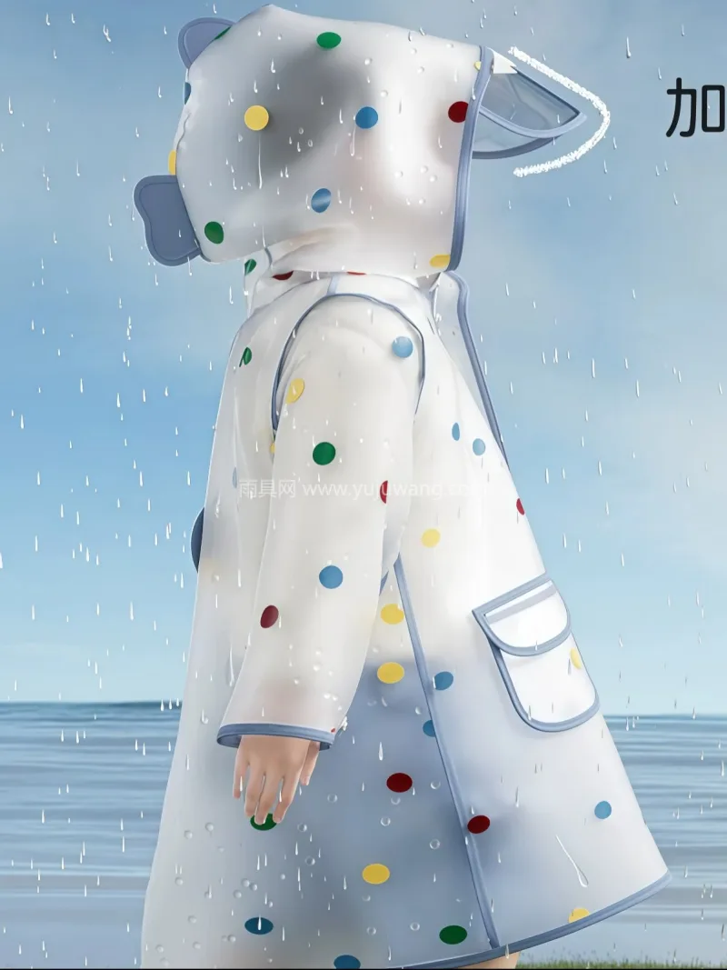 TPU材质 · 高密防水 · 柔软亲肤 武汉本地大型专业雨具制造供应链供货，彩虹 - 详情图