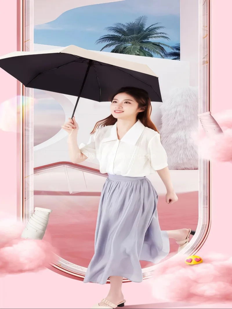 晴雨两用 · 超强抗水 · 8骨加固 · 武汉源头雨伞供应链服务直供 2026 新 - 详情图