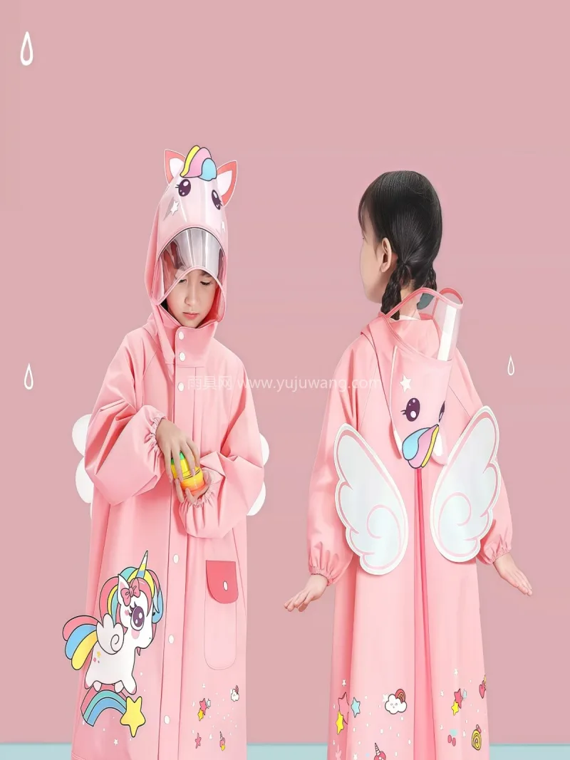 防水速干 · 柔软亲肤 · 环保EVA面 武汉专业雨具供应链供货儿童雨衣雨靴套装， - 详情图