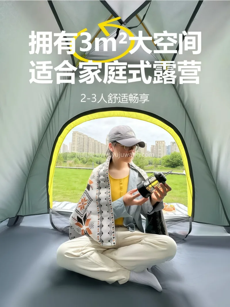 银胶内涂层 · 防晒又隔热 · 190T 武汉本地大型雨具生产供应链供货定制户外帐 - 详情图