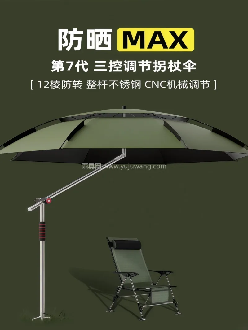复合黑胶涂层 · 抗风防雨 · 速干不易 武汉本地大型雨伞供应链服务直供 2026 - 详情图