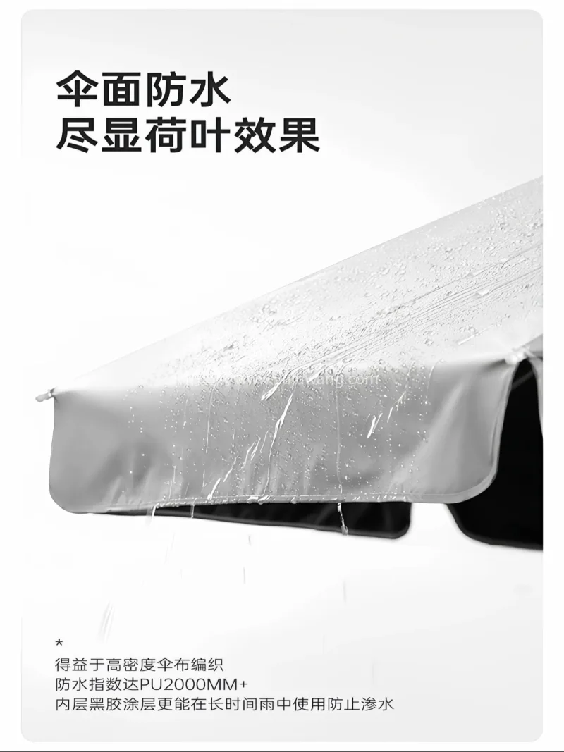黑胶涂层 · 加固加粗伞骨 · 升级大伞 武汉本地大型雨伞供应链服务专业提供太阳伞 - 详情图