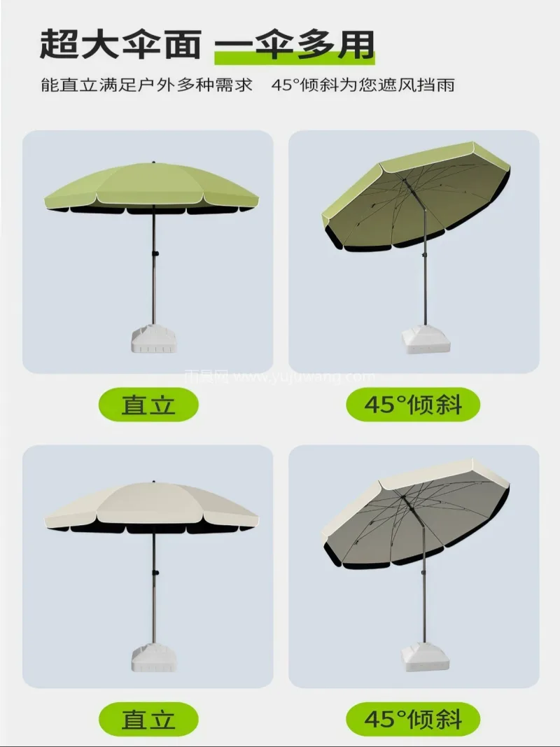 黑胶涂层 · 加固加粗伞骨 · 升级大伞 武汉本地大型雨伞供应链服务直供摆摊专用可 - 详情图