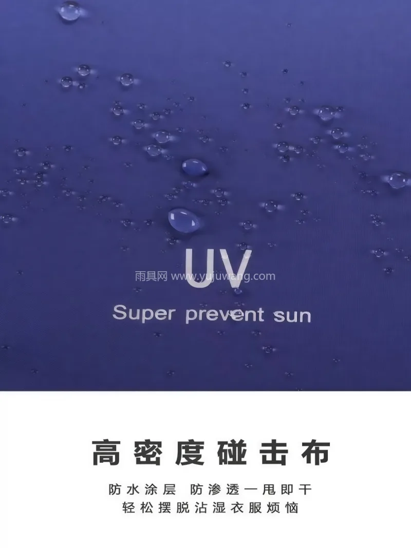 黑胶图层 · 防紫外线 · 仿生拒水 · 武汉雨具供应链服务商直供全自动晴雨两用伞 - 详情图