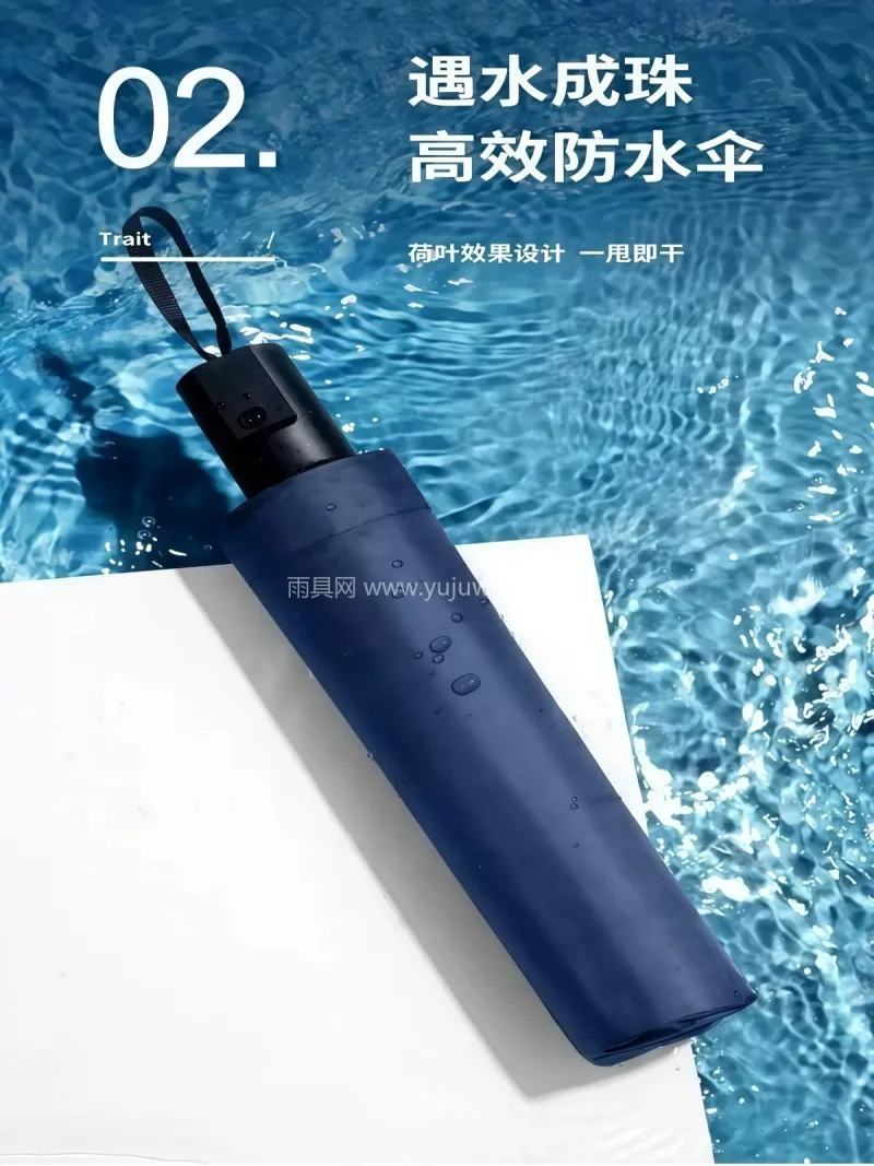 晴雨两用 · 超强抗水 · 黑胶防晒 · 武汉雨具供应链服务商直供双人 12 骨折 - 详情图