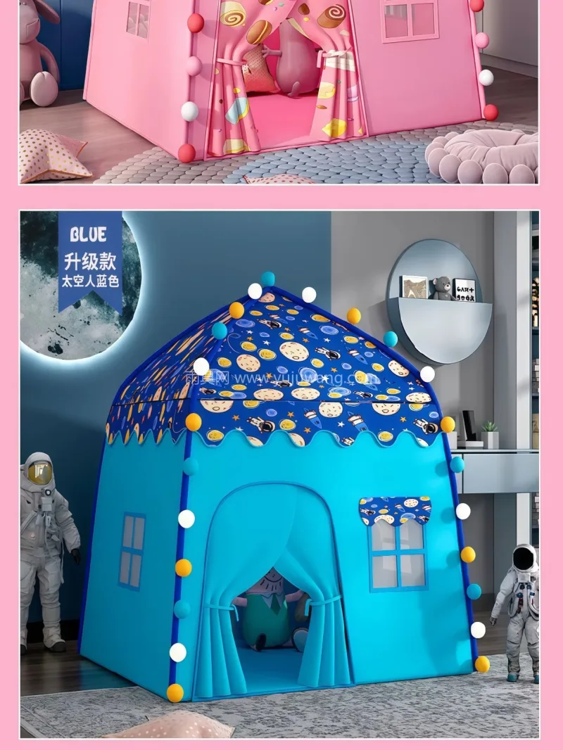 高密牛津布 · 通风透气 武汉专业雨具供应链供货儿童帐篷，是男孩的 - 详情图