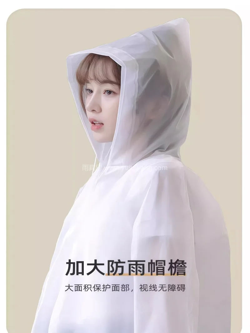 透气快干 · 柔软顺滑 · 厚实耐磨 · 武汉本地大型雨具供应链供货男女款连体雨衣 - 详情图