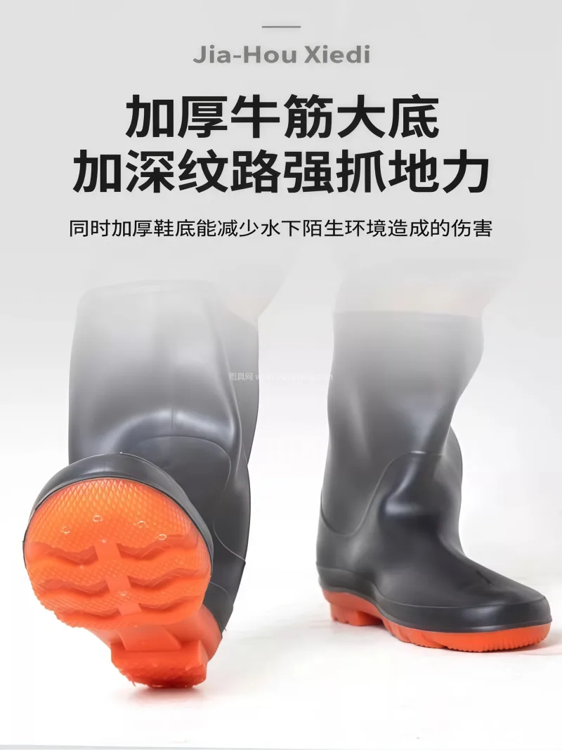 透气性好 · 不怕剐蹭 · 柔软舒适 · 武汉专业雨具厂家生产连体下水裤，有全身、 - 详情图