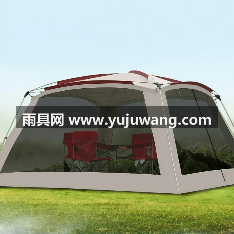 150D涂银牛津布 · 190T涤纶布 本款 6-10 人大空间户外天幕遮阳凉棚，由武汉本