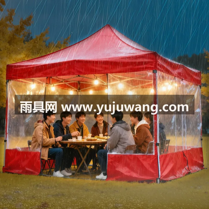 牛津布材质 · 加固彩胶涂层 · 纳米级防水膜 本款摆摊专用帐篷为武汉本地大型制伞供应链供货，我们