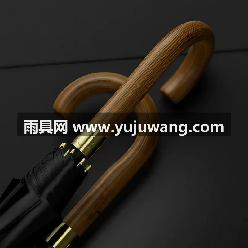 碰击布+玻纤 · 高密防水 本款英伦商务全自动折叠雨伞由武汉雨具供应链服务匠心