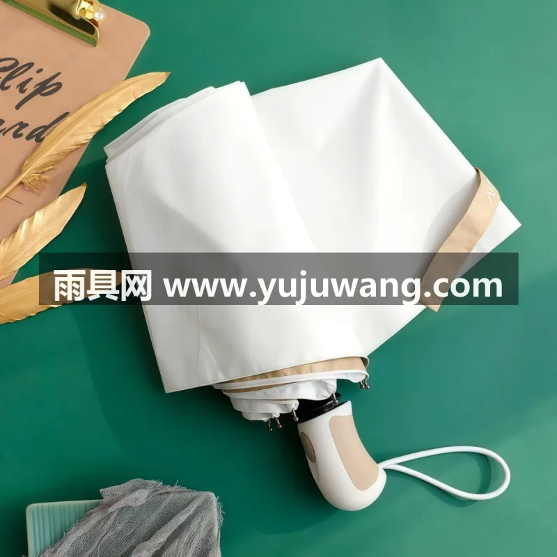 全自动太阳伞双人晴雨伞两用女五折钛金防晒防紫外线遮阳伞小清新 本款全自动太阳伞由武汉雨具供应链服务匠心打造，采用