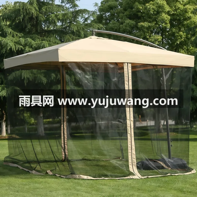 240g加厚加密牛津布 · 高密度聚乙烯环保防蚊网纱 · 高韧性玻纤+加厚铁骨组合结构伞骨 武汉大型专业制伞供应链服务商，深耕雨具生产制造领域