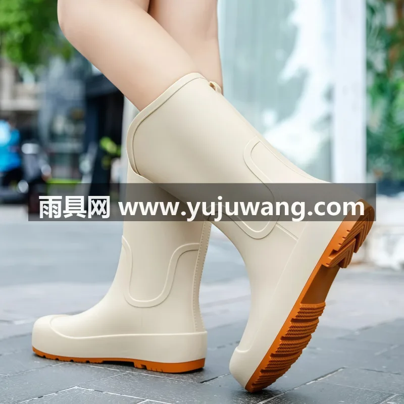 PVC材质 · 可拆卸棉套 · 防滑鞋底 武汉大型雨具供应链供货 2026 新款时尚女款雨鞋