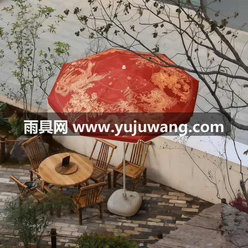 伞面高密度涤纶面料 · 金属材质伞杆伞骨 武汉雨具制造厂家，专注各类户外遮阳伞、广告伞生产，