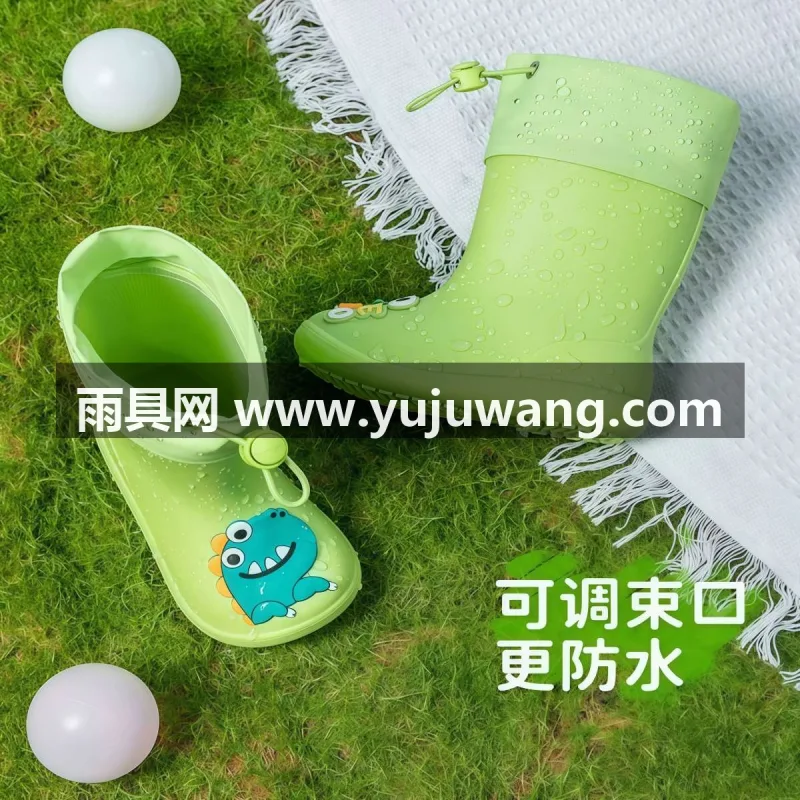 PVC材质 · 一体成型工艺 武汉大型雨具供应链供货儿童雨鞋，男童女童通用款，专