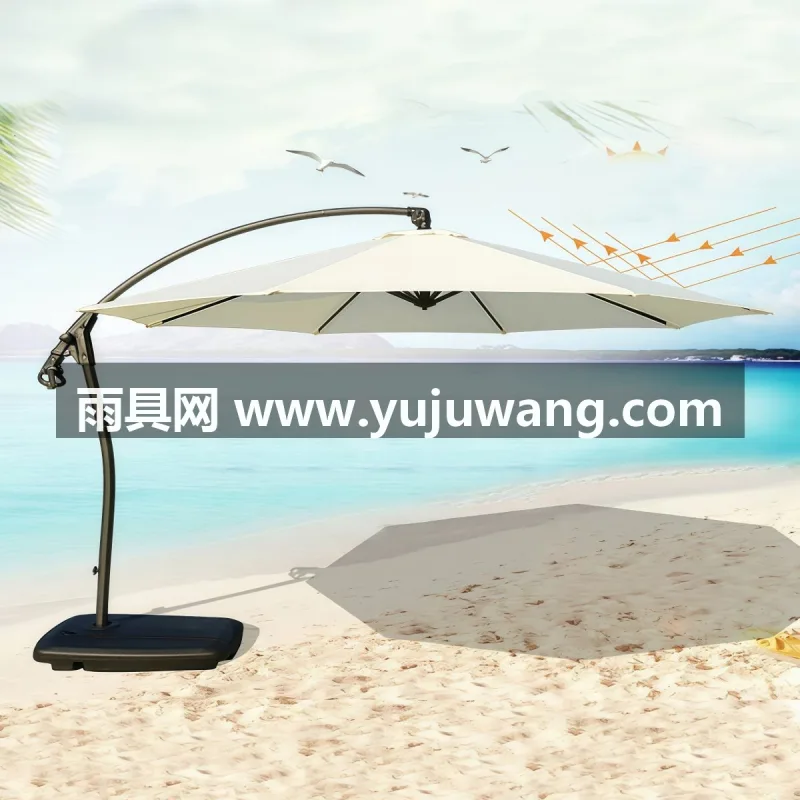 伞面高密度涤纶色织布 · 伞杆加厚铁管 · 加粗铁制伞骨 武汉雨具制造厂家专注户外遮阳产品研发与生产，主营香