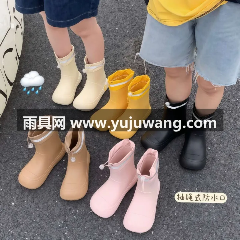 抽绳式防水口 · EVA材质 武汉大型雨具供应链供货 ins 潮款女士抽绳束口雨