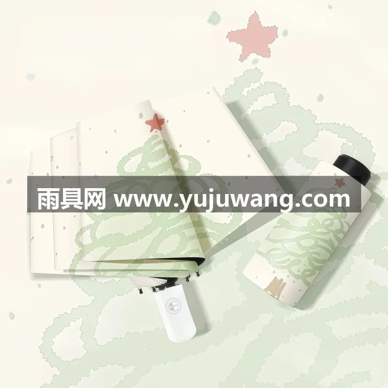黑胶图层 · 荷叶拒水 · 抗风伞骨 本品为武汉本土大型雨伞供应链服务直供小清新款自动晴