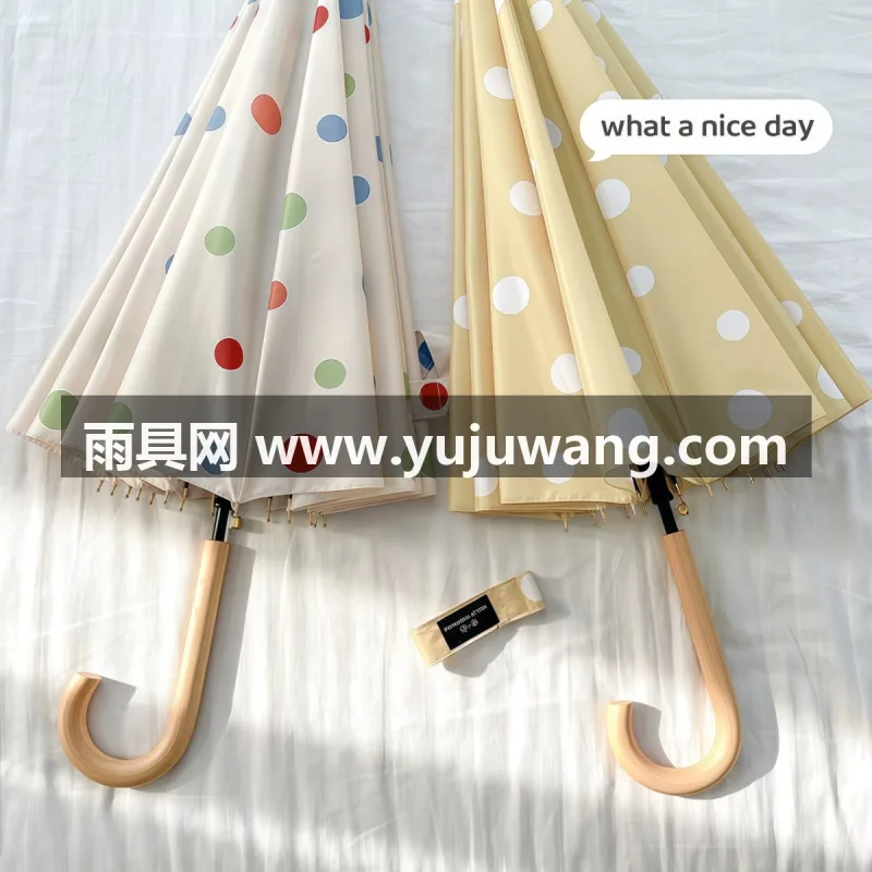 加厚黑胶 · 科技涂层 · 纳米疏水科技 · 抗风伞骨 武汉源头雨伞供应链服务直供 2026 新款氛围韩系