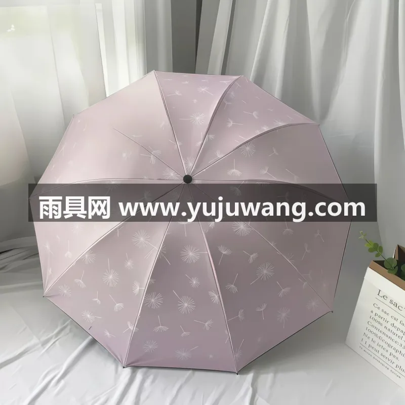 黑胶图层 · 防紫外线 · 仿生拒水 · 抗风伞骨 武汉源头雨伞供应链服务直供 2026 新款十骨大号