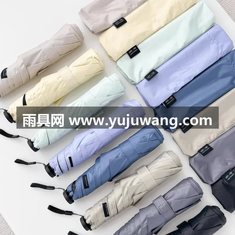 黑胶图层 · 防紫外线 · 仿生拒水 · 轻松便携 武汉源头雨伞供应链服务直供 2026 新款超轻羽毛