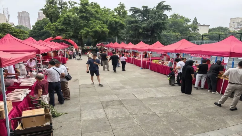 农民丰收节活动密集 定制广告帐篷助力乡村文旅展销升级