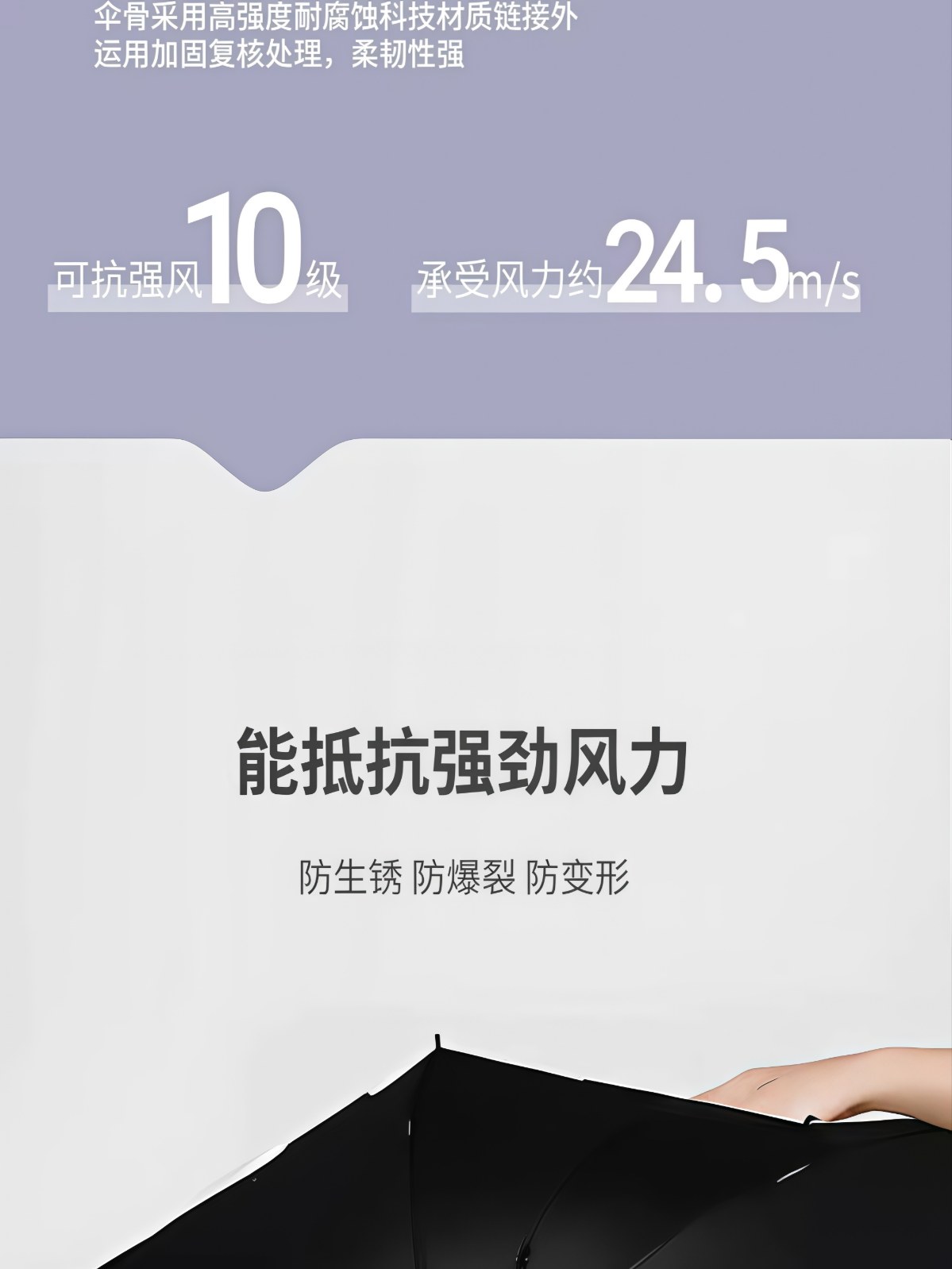 防风大暴雨伞遮太阳伞防晒加大加厚加固晴雨两用女特超大号男士款 - 详情图