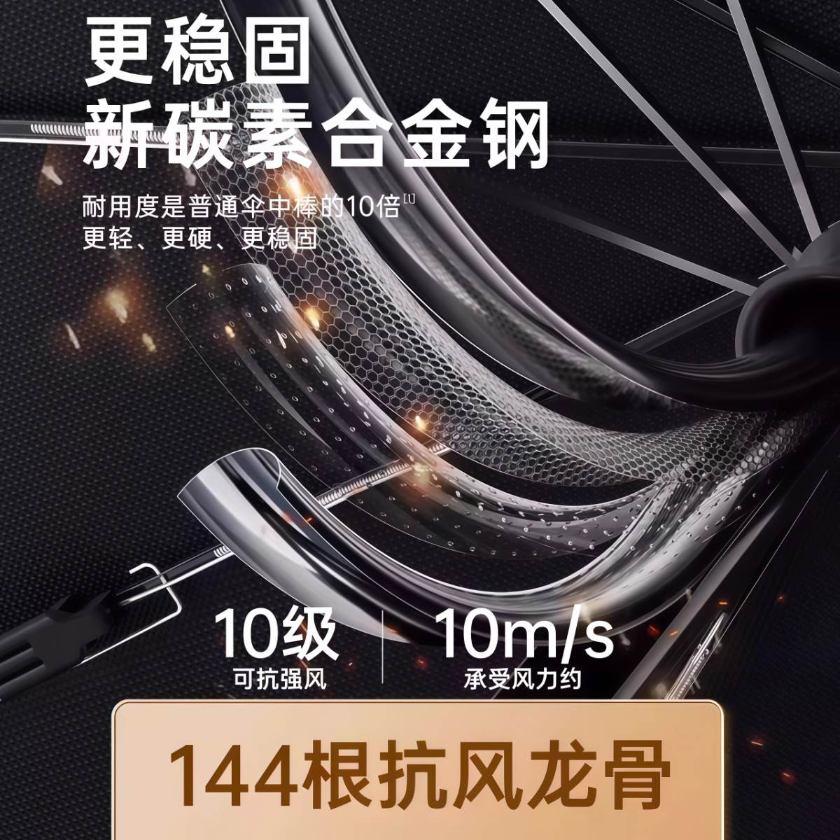 武汉雨具网·全自动雨伞女晴雨两用加大号加固折叠防晒防紫外线遮阳伞男太阳伞·产品图4