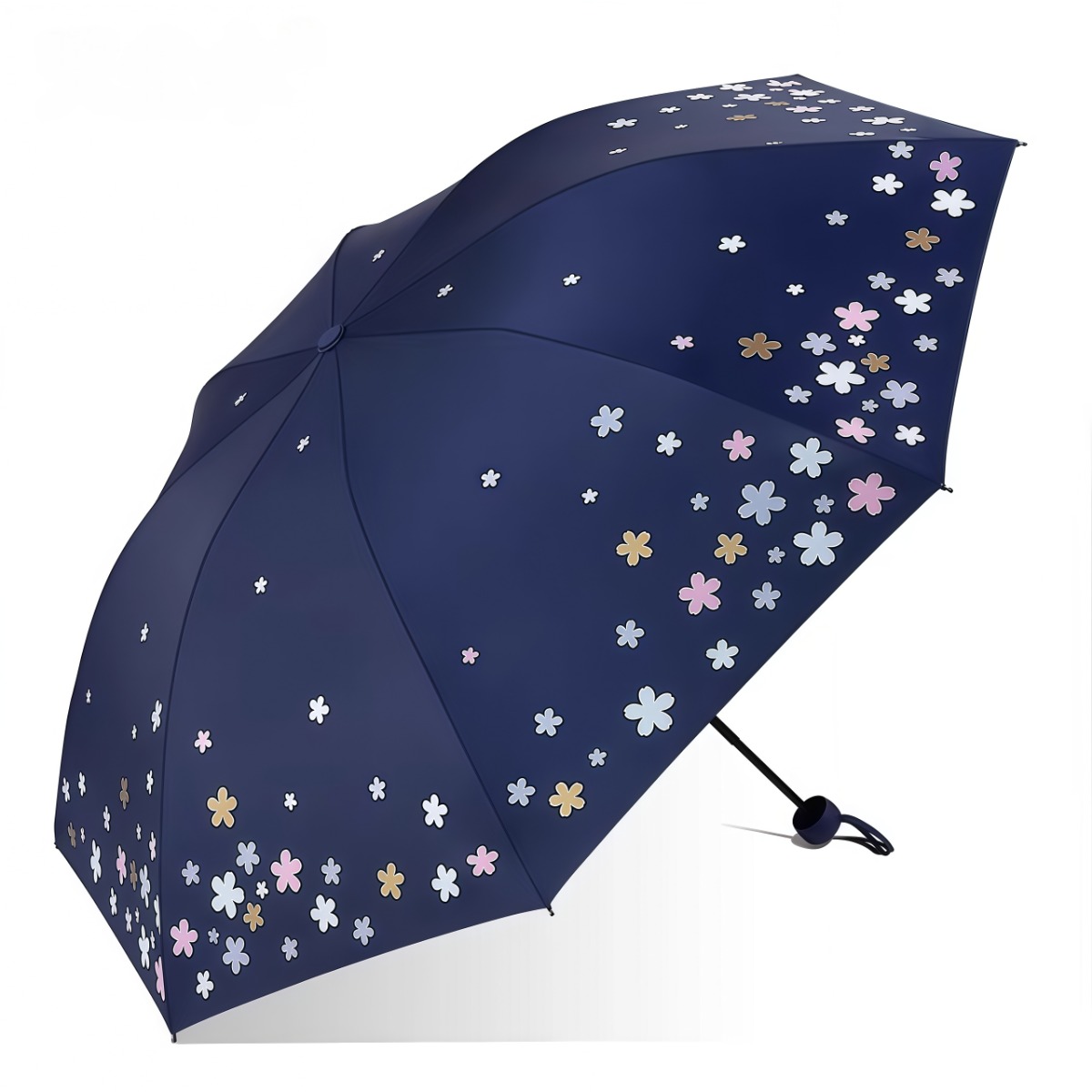 武汉雨具网·可定制LOGO雨伞女晴雨两用太阳伞防晒防紫外紫折叠小巧结实·产品图6
