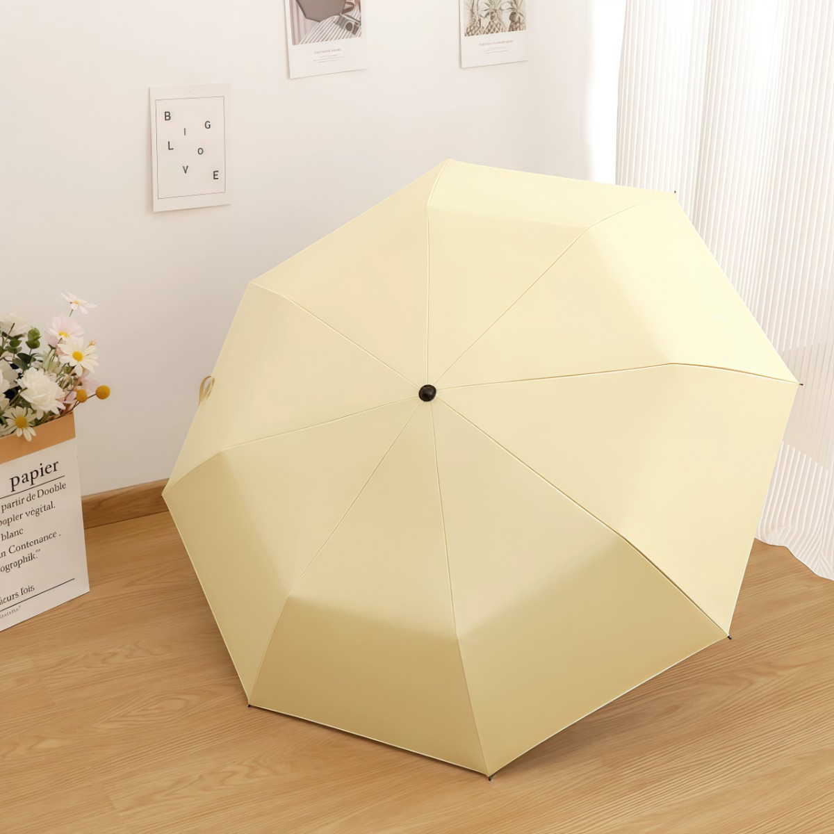武汉雨具网·雨伞女男士晴雨两用全自动折叠防晒紫外线遮太阳小巧便携定制LOGO·产品图3